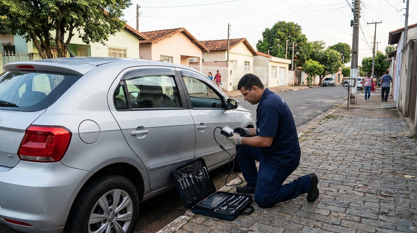 Programação de Chave Codificada no Ariramba, Belém‑PA